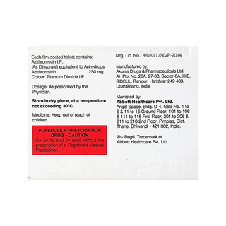 Azitough 250 Mg Tablet 6