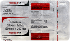 Ceficad Of 200/200 MG Tablet 10 Ceficad Of 200/200 MG Tablet 10