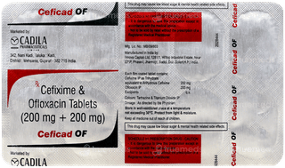 Ceficad Of 200/200 MG Tablet 10