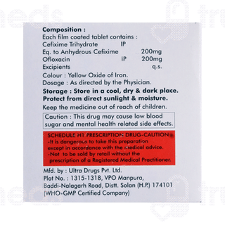 Cefitril O Tablet 10
