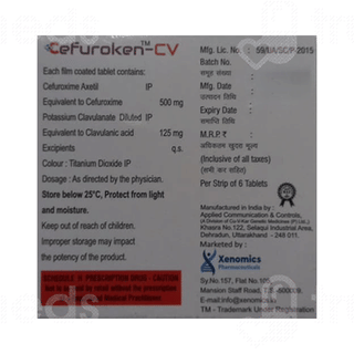 Cefuroken Cv Tablet 6