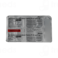 Mytenslo A 40/5 MG Tablet 10 Mytenslo A 40/5 MG Tablet 10