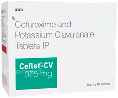 Ceflet Cv 375Mg Tablet 10