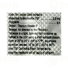 Midotril 2.5 MG Tablet 20 Midotril 2.5 MG Tablet 20