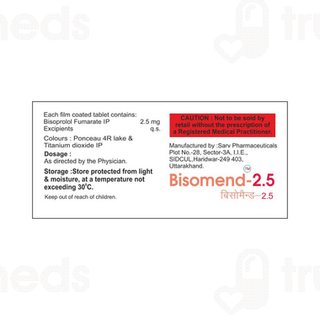 Bisomend 2.5 MG Tablet 10