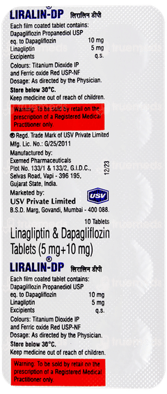 Liralin Dp Tablet 10 Liralin Dp Tablet 10