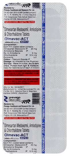 Olmevac Act Tablet 10 Olmevac Act Tablet 10