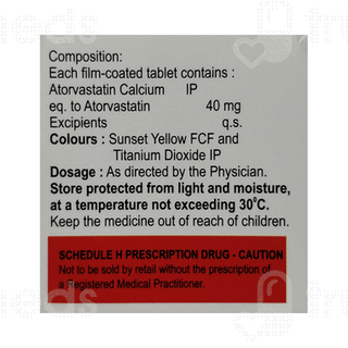 Atorcaid 40 MG Tablet 10