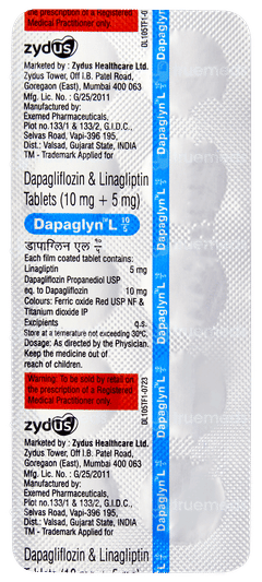 Dapaglyn L 10/5 Tablet 10 Dapaglyn L 10/5 Tablet 10