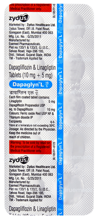 Dapaglyn L 10/5 Tablet 10