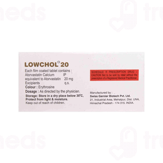 Lowchol 20 MG Tablet 10