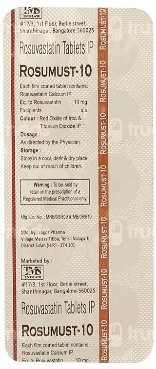 Rosumust 10 Mg Tablet 10