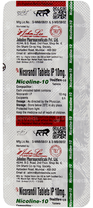 Nicoline 10 Tablet 10