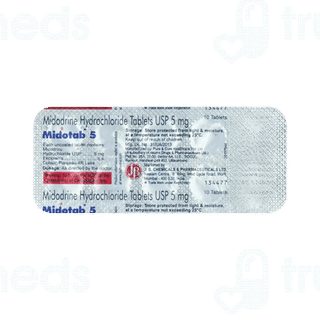 Midotab 5 MG Tablet 10