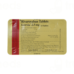 Ixarola 2.5mg Tablet 14 Ixarola 2.5mg Tablet 14
