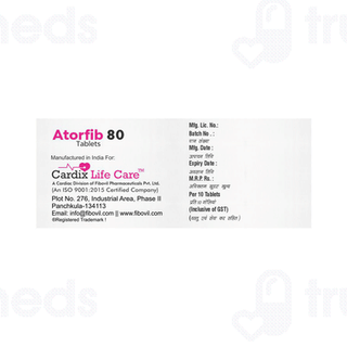 Atorfib 80 MG Tablet 10