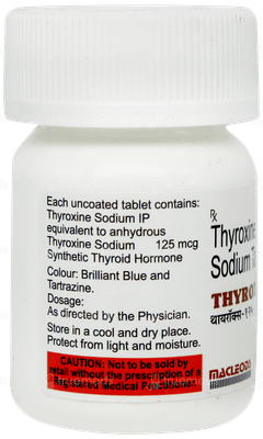 Thyrox 125 Tablet 120 Thyrox 125 Tablet 120