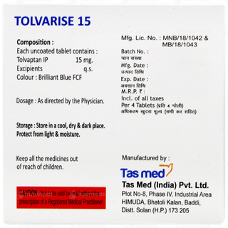 Tolvarise 15 Tablet 4