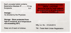 Besilet 12mg Tablet 10
