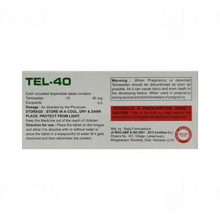 Tel 40 MG Tablet 10