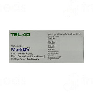 Tel 40 MG Tablet 10