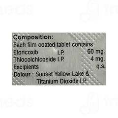 Muscoact Et 60/4 MG Tablet 10 Muscoact Et 60/4 MG Tablet 10