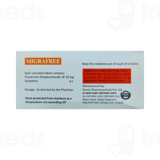Migrafree 10 MG Tablet 10
