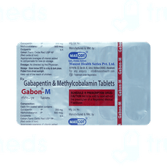 Gabon M 300/500 MCG Tablet 10 Gabon M 300/500 MCG Tablet 10