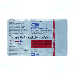 Gabon M 300/500 MCG Tablet 10