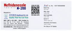 Methidenosole M 200 Tablet 10 Methidenosole M 200 Tablet 10