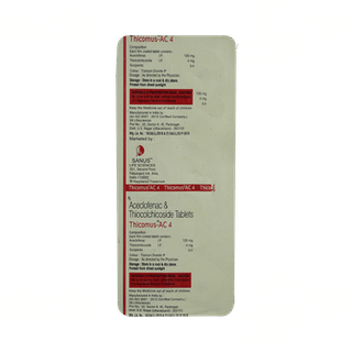 Thicomus Ac 4 MG Tablet 10