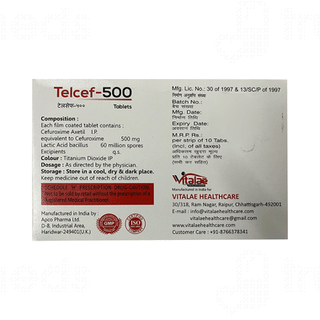 Telcef 500 MG Tablet 10
