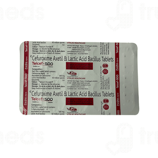 Telcef 500 MG Tablet 10