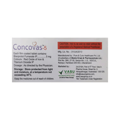 Concovas 5 MG Tablet 10