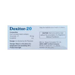 Doxitor 20 MG Tablet 10 Doxitor 20 MG Tablet 10