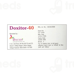 Doxitor 40 MG Tablet 10 Doxitor 40 MG Tablet 10