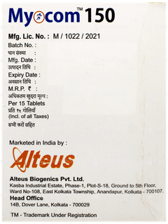Myocom 150 Tablet 15