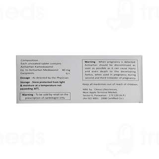 Azilzure 40 MG Tablet 10
