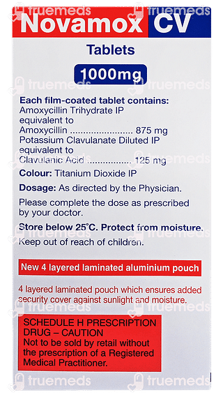 Novamox Cv 1000 MG Tablet 10