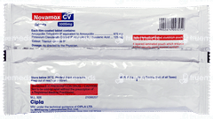 Novamox Cv 1000mg Tablet 10 Novamox Cv 1000mg Tablet 10