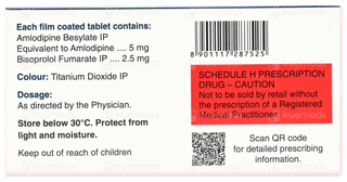 Amlopres B 2.5 Tablet 10