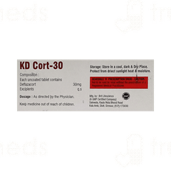 Kd Cort 30 MG Tablet 10