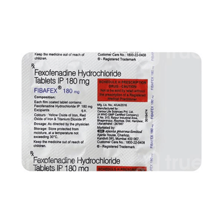 Fibafex 180Mg Tablet 10