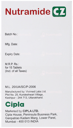 Nutramide Cz Tablet 15