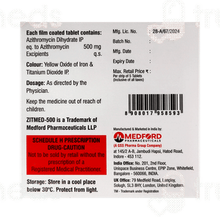 Zitmed 500 MG Tablet 5