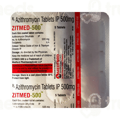 Zitmed 500 MG Tablet 5 Zitmed 500 MG Tablet 5