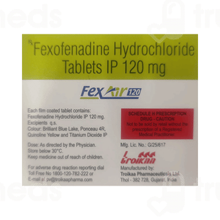 Fexair 120 MG Tablet 10