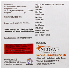 Farovap 200 Mg Tablet 6