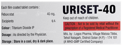 Uriset 40 Mg Tablet 10 Uriset 40 Mg Tablet 10