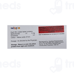 Trexo 5 MG Tablet 10 Trexo 5 MG Tablet 10